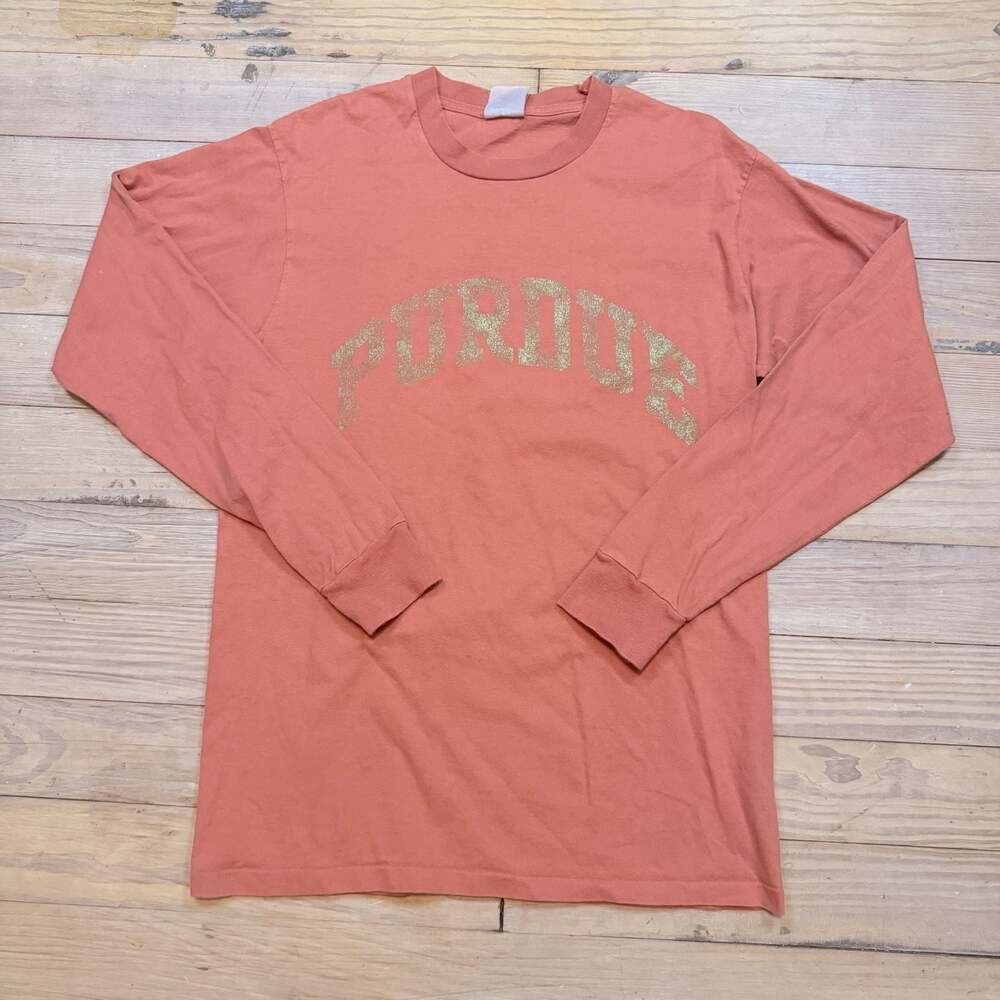 Vintage Purdue Boilermakers Long Sleeve Graphic T-Shirt